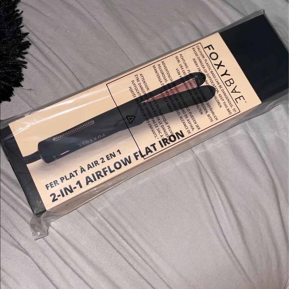 Brand new 2 in 1 airflow flat iron curling iron foxybae
